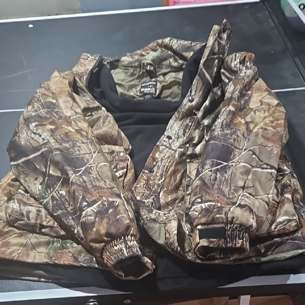 Mossy Oak Camouflage Jacket and Bibs